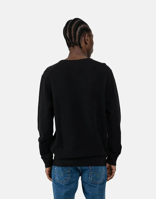 Tommy Hilfiger Essential Structure Black Crew Neck T-Shirt: Soft, Durable, Timeless Style