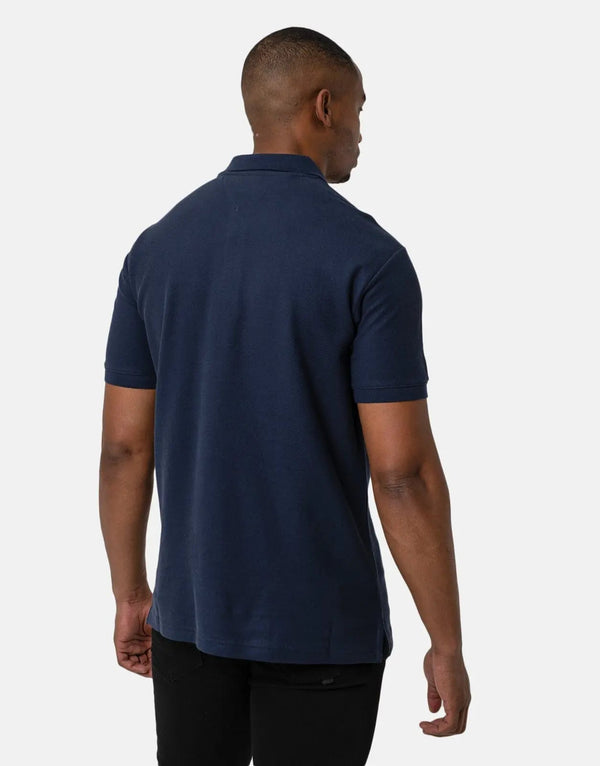 Tommy Hilfiger Jeans Relaxed Varsity Navy Polo Shirt for Men