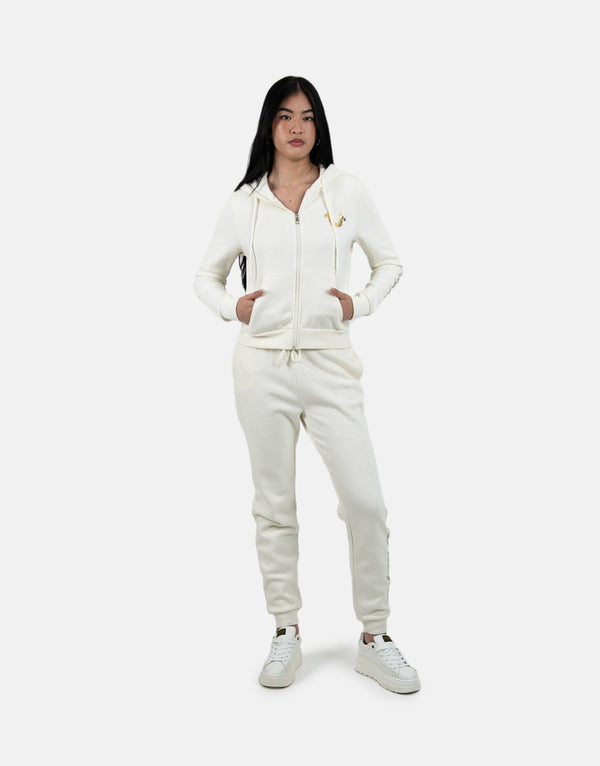 True Religion Script TR Off White Joggers: Premium Comfort & Iconic Style