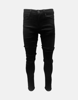 Vialli Men's Abertosht Skinny Jeans: Platinum Black Denim Style
