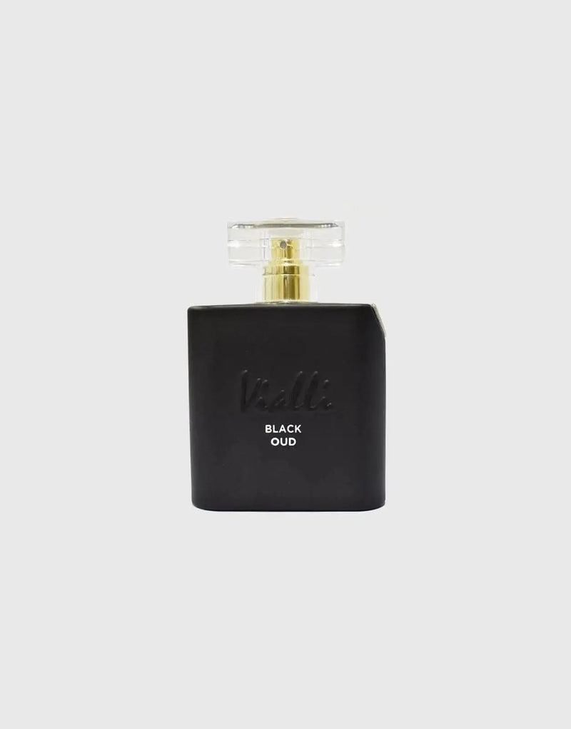 Vialli Black Oud Unisex Perfume Spray: Long-Lasting Wood Extract Scent
