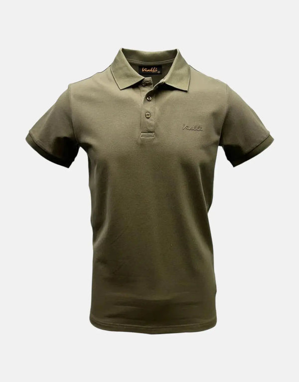 Vialli Dollar Taupe Golfer: Premium Breathable Performance Polo Shirt for Men