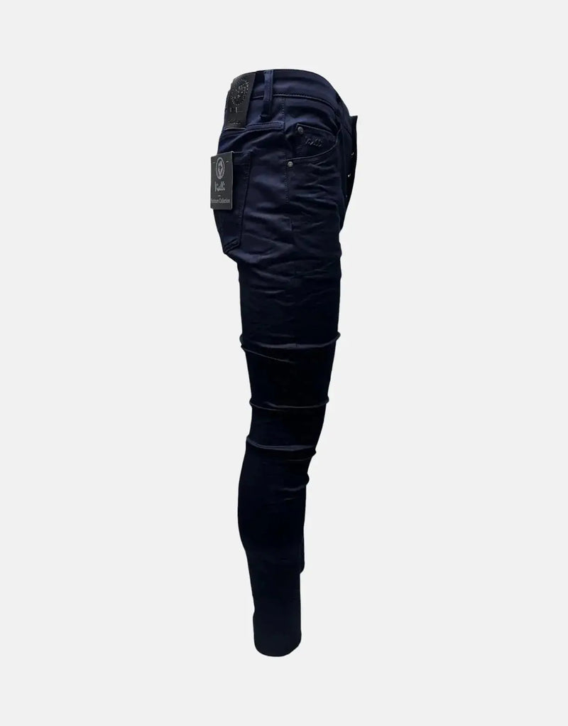 Vialli Espangonzi Premium Indigo Blue Men's Jeans - Comfort Stretch, Durable Denim