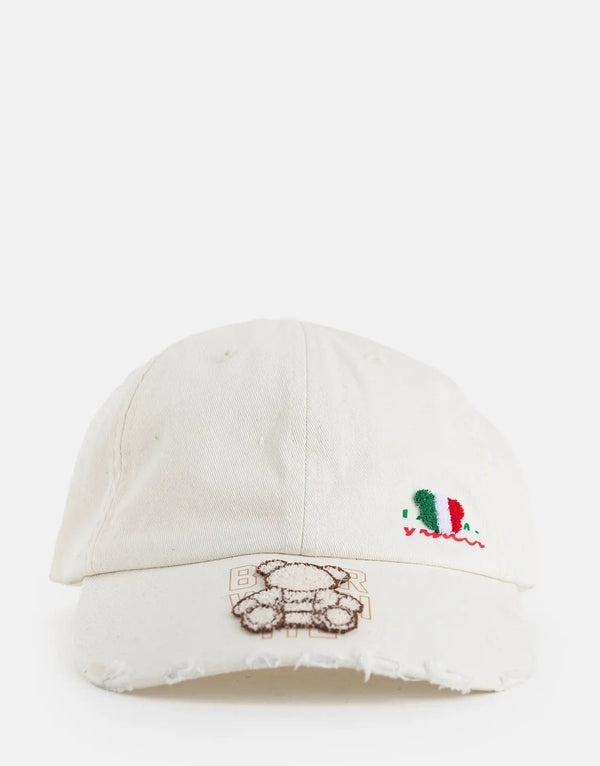 Vialli Icutie Off White Cap: Stylish, Comfortable, Versatile, One Size Fits All