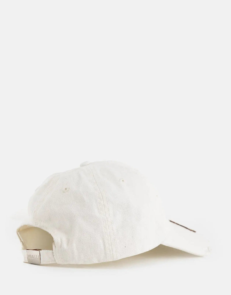 Vialli Icutie Off White Cap: Stylish, Comfortable, Versatile, One Size Fits All