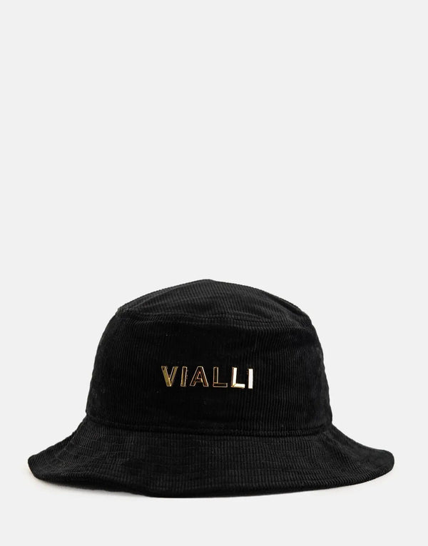 Vialli Idmiration Black Bucket Hat – Stylish, Comfortable Sun Protection