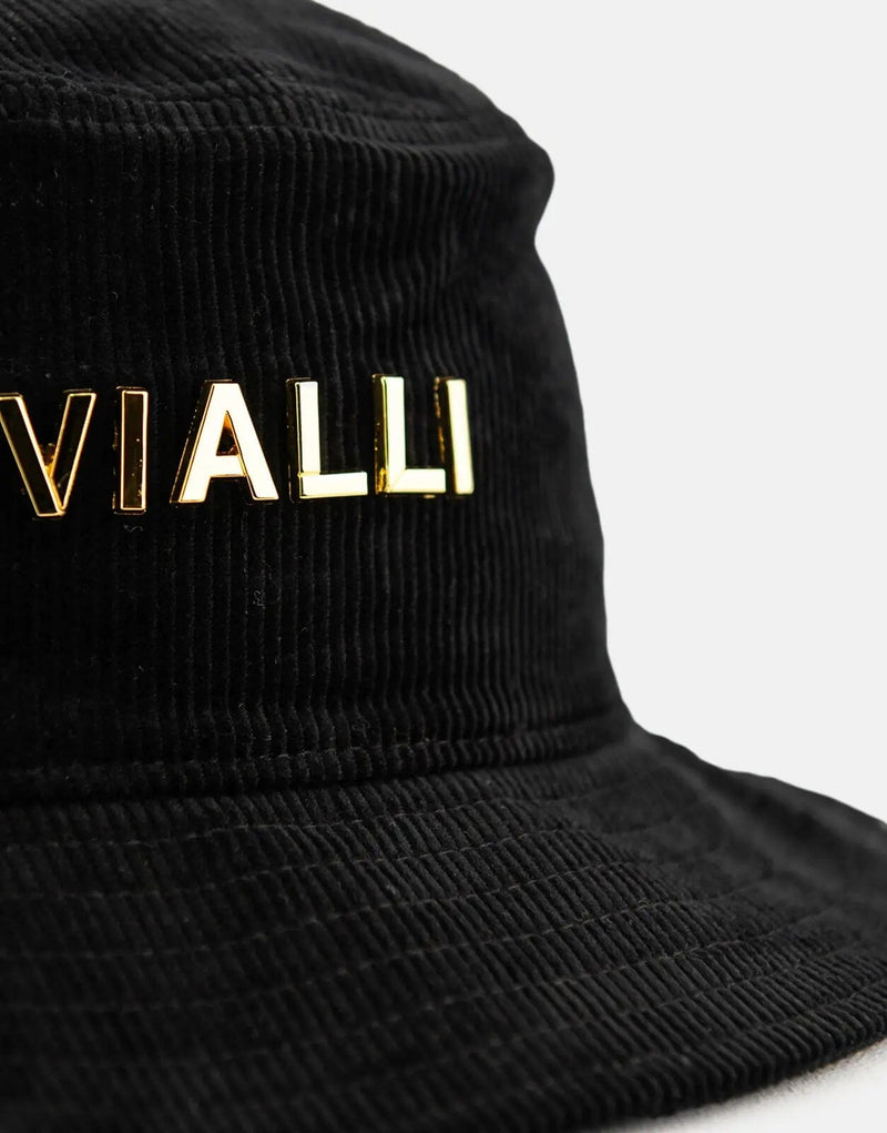 Vialli Idmiration Black Bucket Hat – Stylish, Comfortable Sun Protection