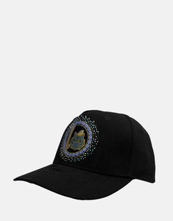 Vialli Iuropa Black Cap: Premium Adjustable Comfort, Stylish Everyday Wear, One Size Fits All