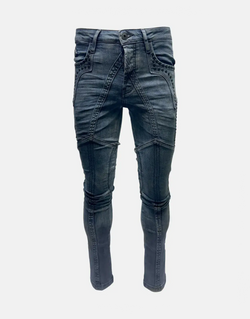 Vialli Josephine Navy Skinny Jeans: Slim Fit, Stretch Denim, All-Day Comfort
