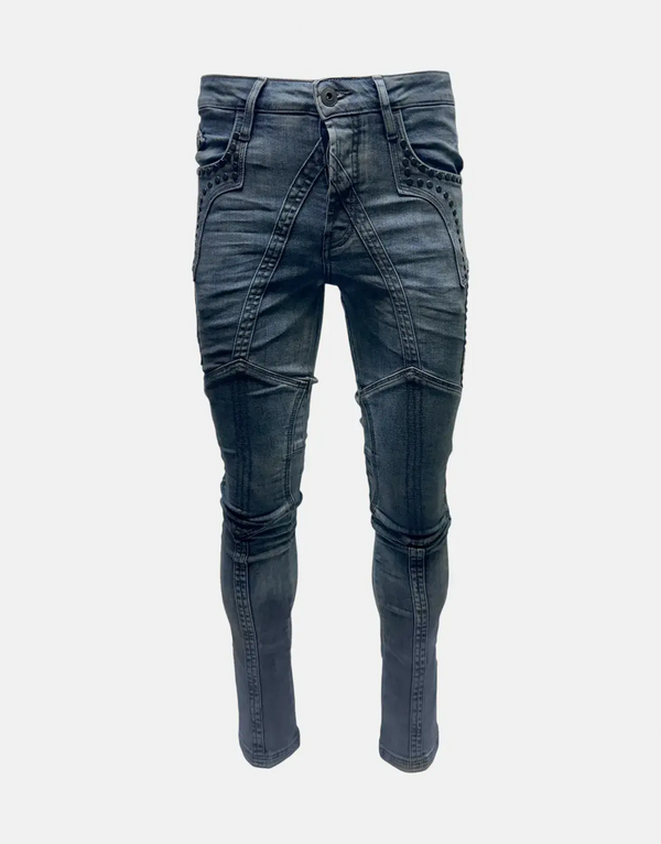 Vialli Josephine Navy Skinny Jeans: Slim Fit, Stretch Denim, All-Day Comfort