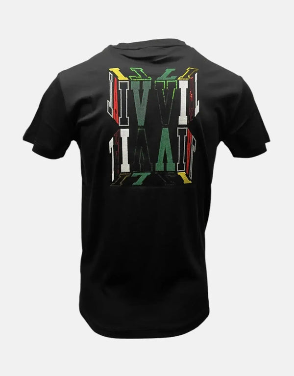 Vialli Junior Black Cotton T-Shirt: Soft, Stylish, and Comfortable for Kids