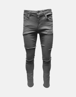 Vialli Jupieter Men's Premium Grey Skinny Jeans - Slim Fit, Modern, Comfortable Style