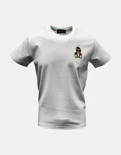 Premium Vialli Kargo White T-Shirt: Soft Cotton, Classic Comfort, Versatile Style