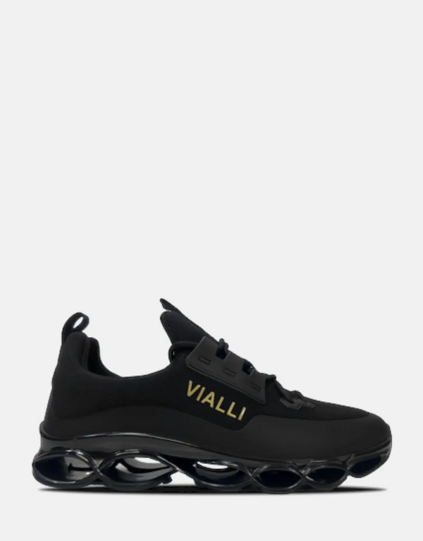 Vialli Ozzibulo Black Urban Sneakers for Men - Stylish Comfort & Iconic Branding